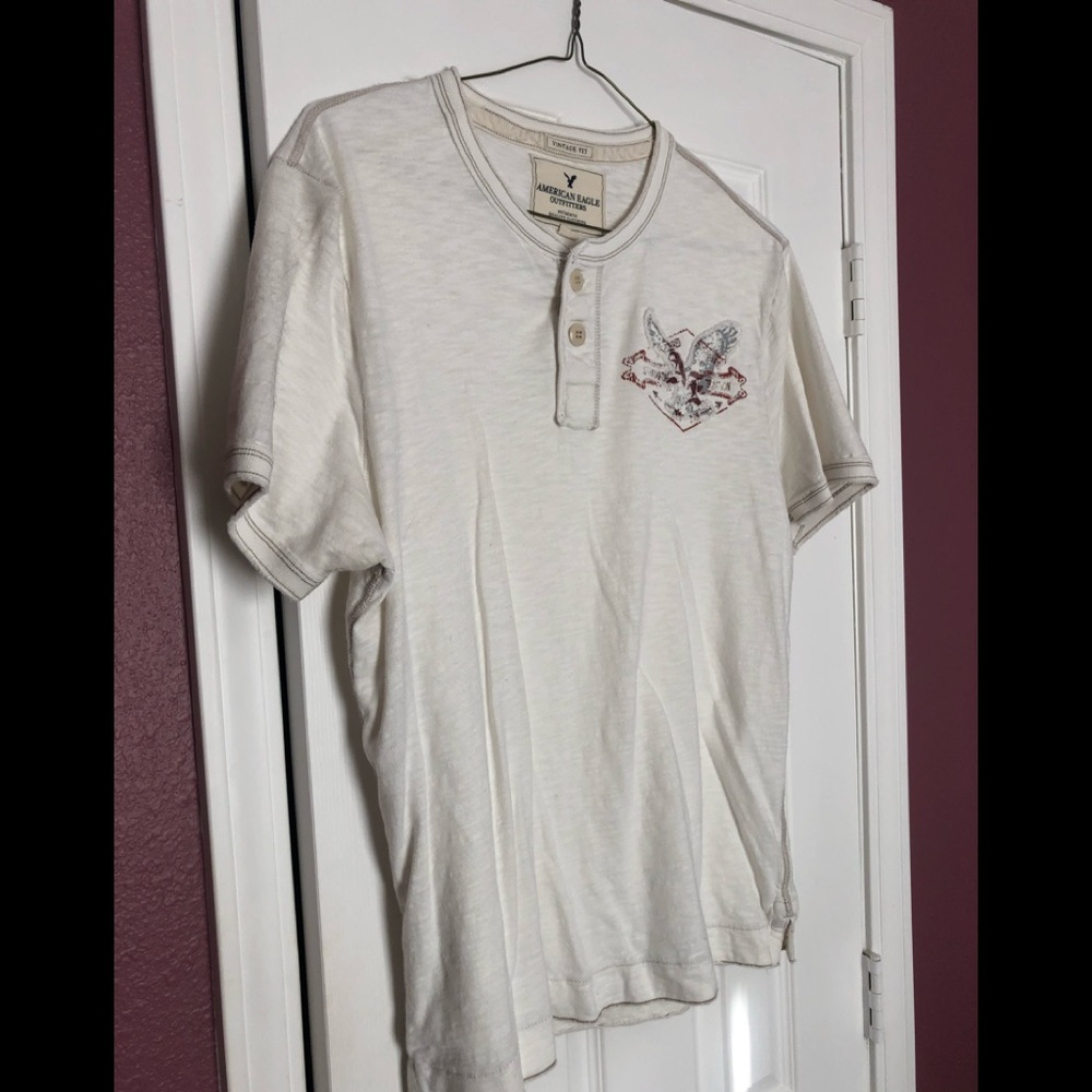Men’s XL Vintage American Eagle Shirt Beige